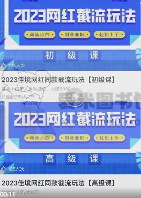 2023佳境网红同款截流玩法【高级课】