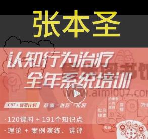 张本圣 陈品皓《认知行为治疗（CBT）系统课程》